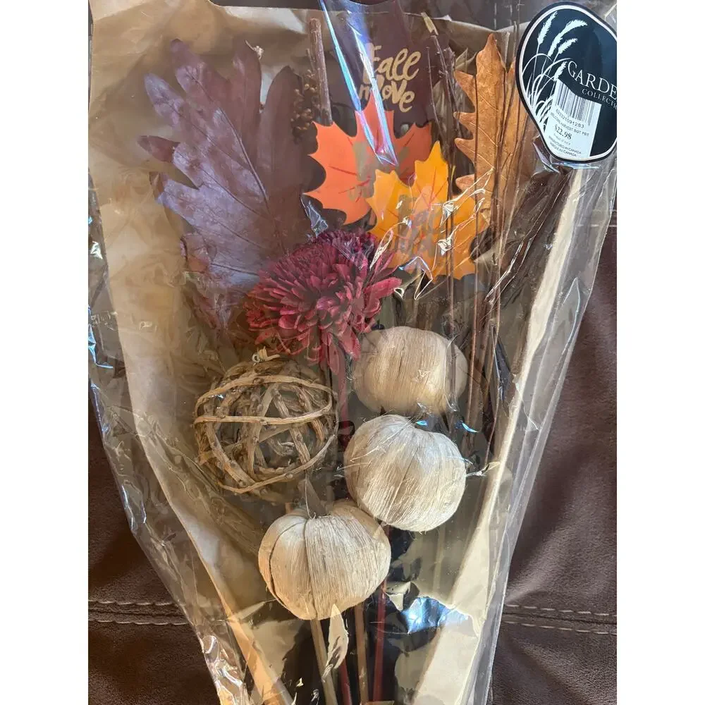 Welcome Harvest Artifical Bunch of Fall Flowers REG$23 - Made in Canada